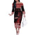 Christmas Wales Celtic Family Matching Off The Shoulder Long Sleeve Dress and Hawaiian Shirt Welsh Dragon Nadolig Llawen - Wonder Print Shop