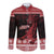 Christmas Wales Celtic Long Sleeve Button Shirt Welsh Dragon Nadolig Llawen - Wonder Print Shop