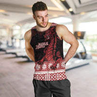 Christmas Wales Celtic Men Tank Top Welsh Dragon Nadolig Llawen - Wonder Print Shop