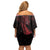 Christmas Wales Celtic Off Shoulder Short Dress Welsh Dragon Nadolig Llawen - Wonder Print Shop