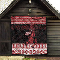 Christmas Wales Celtic Quilt Welsh Dragon Nadolig Llawen - Wonder Print Shop