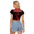 Christmas Wales Celtic Raglan Cropped T Shirt Welsh Dragon Nadolig Llawen - Wonder Print Shop