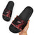 Christmas Wales Celtic Slide Sandals Welsh Dragon Nadolig Llawen - Wonder Print Shop