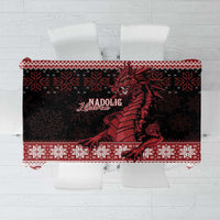 Christmas Wales Celtic Tablecloth Welsh Dragon Nadolig Llawen - Wonder Print Shop