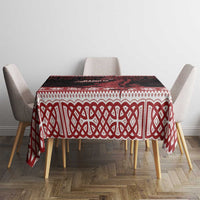 Christmas Wales Celtic Tablecloth Welsh Dragon Nadolig Llawen - Wonder Print Shop