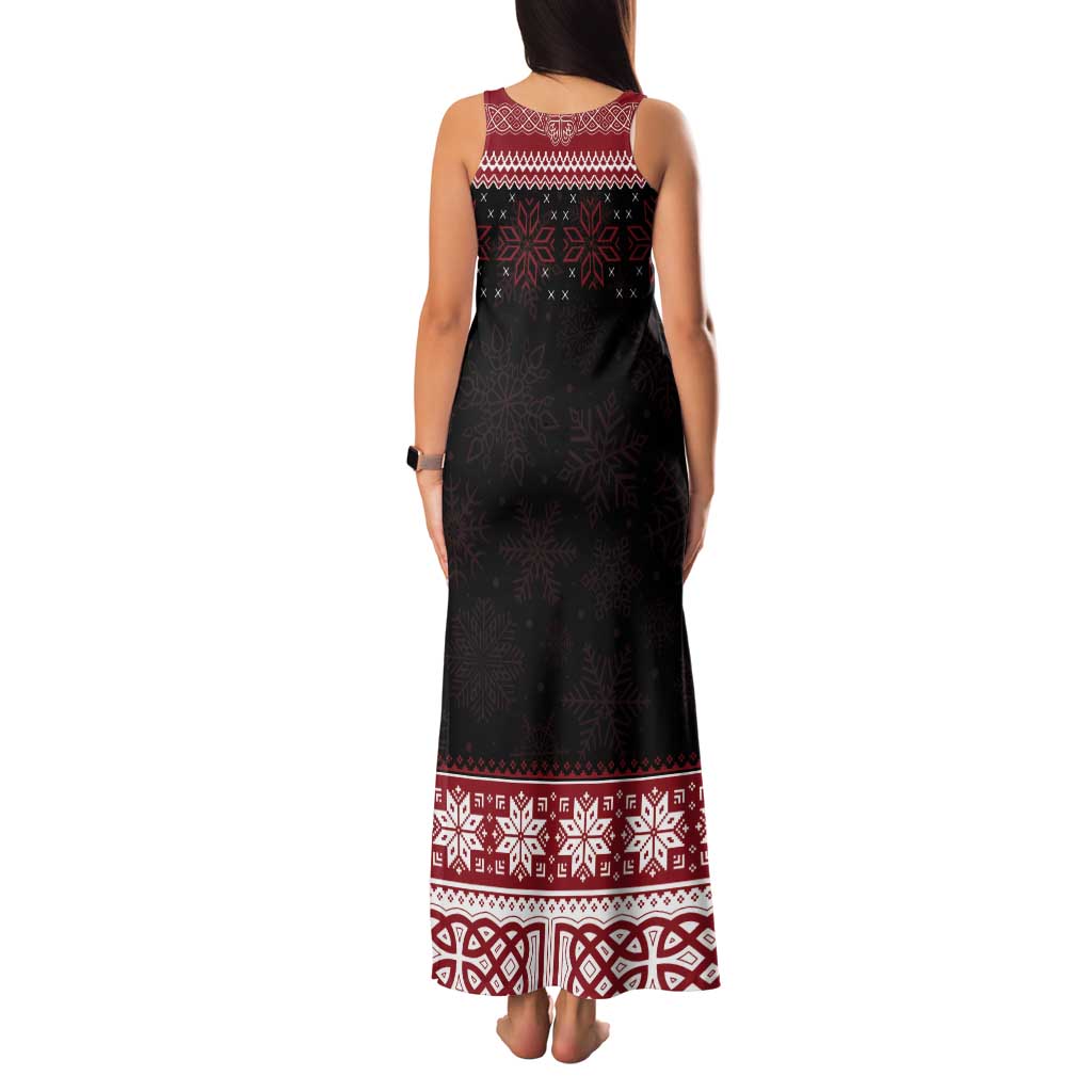 Christmas Wales Celtic Tank Maxi Dress Welsh Dragon Nadolig Llawen - Wonder Print Shop