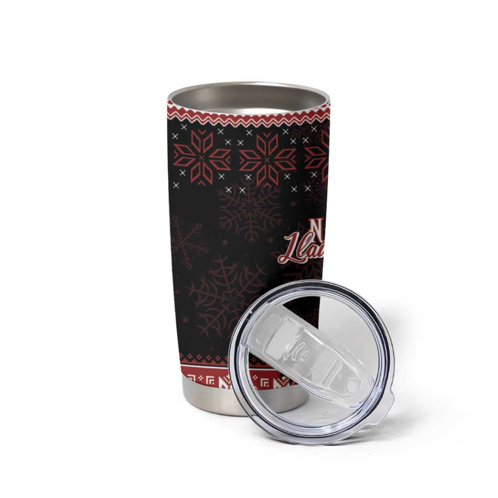 Christmas Wales Celtic Tumbler Cup Welsh Dragon Nadolig Llawen - Wonder Print Shop