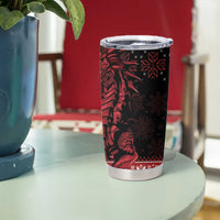 Christmas Wales Celtic Tumbler Cup Welsh Dragon Nadolig Llawen - Wonder Print Shop