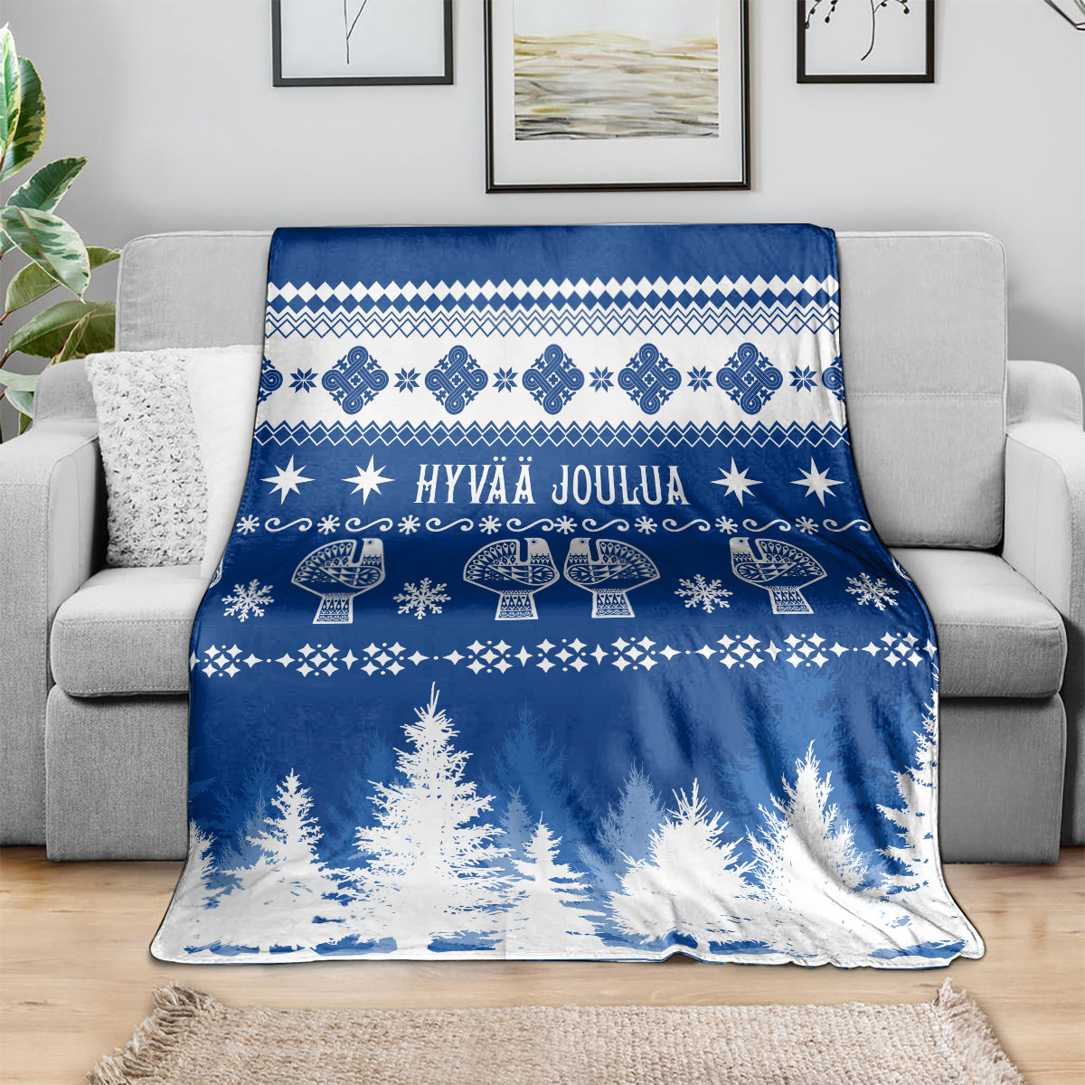 finland-christmas-hannunvaakuna-tattoo-blanket-hyvaa-joulua-flag-color