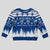 Finland Christmas Hannunvaakuna Tattoo Kid Ugly Christmas Sweater Hyvaa Joulua - Flag Color - Wonder Print Shop