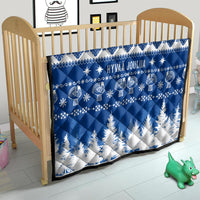 Finland Christmas Hannunvaakuna Tattoo Quilt Hyvaa Joulua - Flag Color - Wonder Print Shop