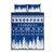 Finland Christmas Hannunvaakuna Tattoo Quilt Bed Set Hyvaa Joulua - Flag Color - Wonder Print Shop