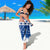 Finland Christmas Hannunvaakuna Tattoo Sarong Hyvaa Joulua - Flag Color - Wonder Print Shop