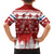 Finland Christmas Hannunvaakuna Tattoo Family Matching Off Shoulder Short Dress and Hawaiian Shirt Hyvaa Joulua - Red LT7 - Wonder Print Shop