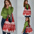Finland Christmas Hannunvaakuna Tattoo Grocery Bag Hyvaa Joulua - Red