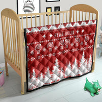 Finland Christmas Hannunvaakuna Tattoo Quilt Hyvaa Joulua - Red - Wonder Print Shop