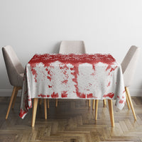 Finland Christmas Hannunvaakuna Tattoo Tablecloth Hyvaa Joulua - Red - Wonder Print Shop