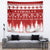 Finland Christmas Hannunvaakuna Tattoo Tapestry Hyvaa Joulua - Red - Wonder Print Shop