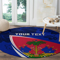 personalised-haiti-independence-anniversary-round-carpet-mix-hibiscus-flag-color