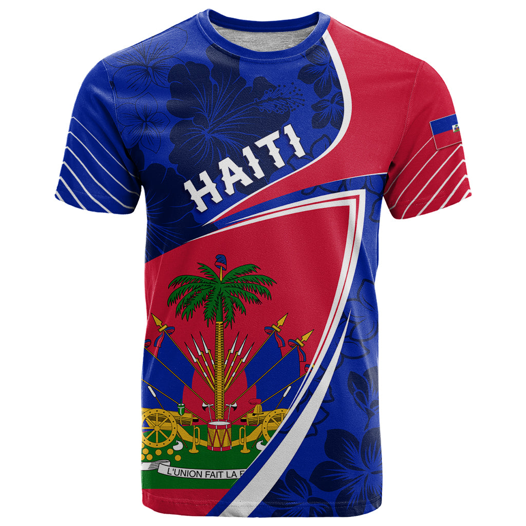 personalised-haiti-independence-anniversary-t-shirt-mix-hibiscus-flag-color