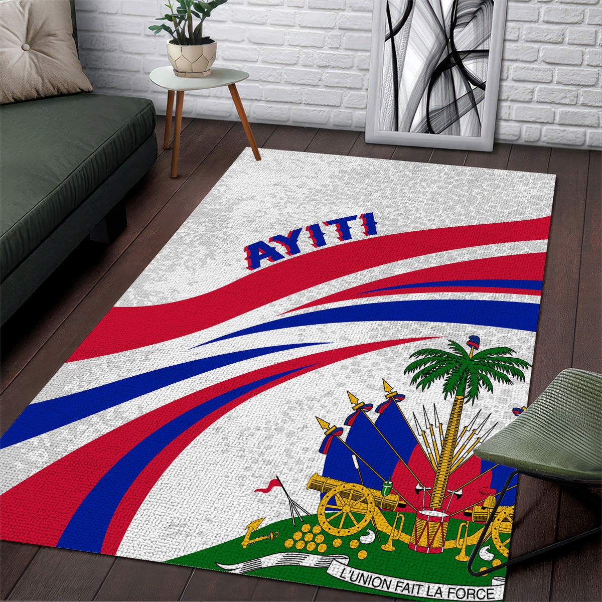 Haiti Independence Anniversary Area Rug Ayiti Basic Style LT7 - Wonder Print Shop