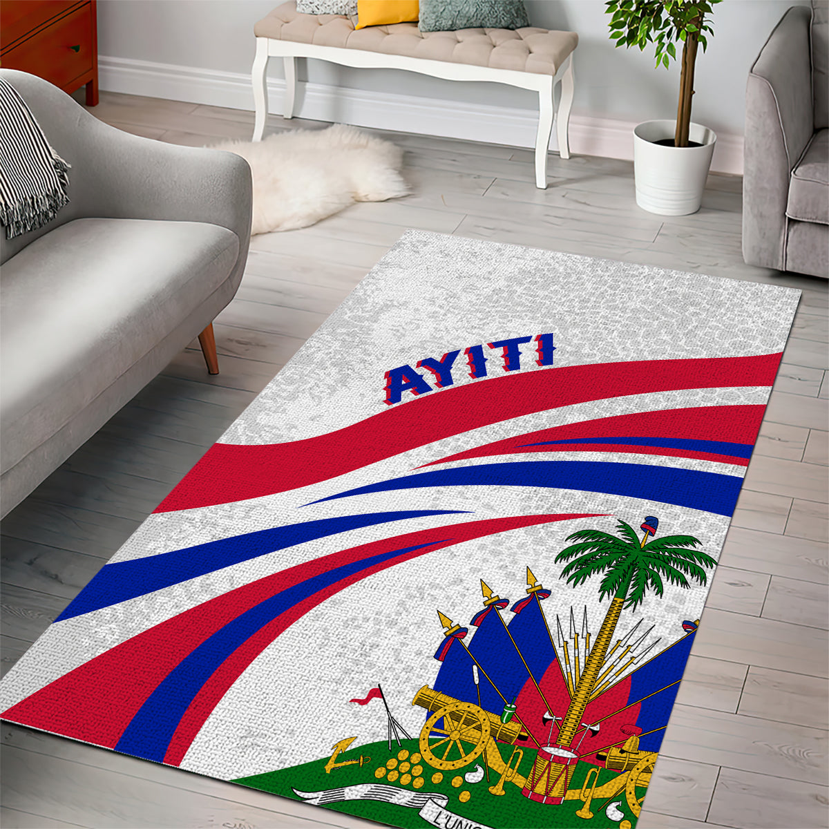Haiti Independence Anniversary Area Rug Ayiti Basic Style LT7 - Wonder Print Shop