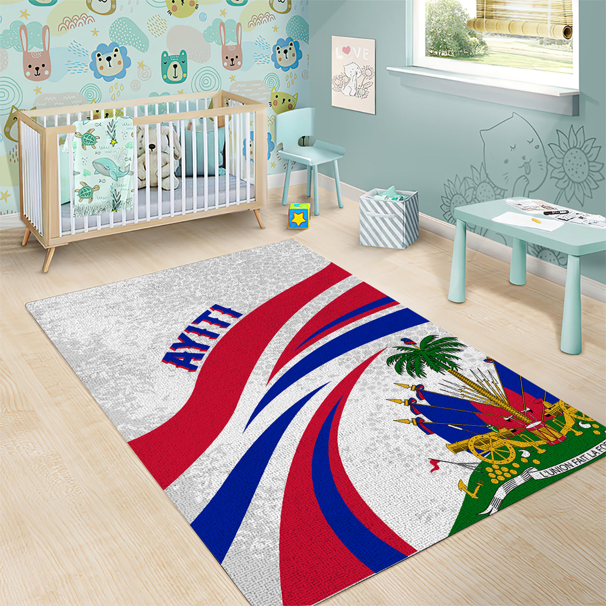 Haiti Independence Anniversary Area Rug Ayiti Basic Style LT7 - Wonder Print Shop