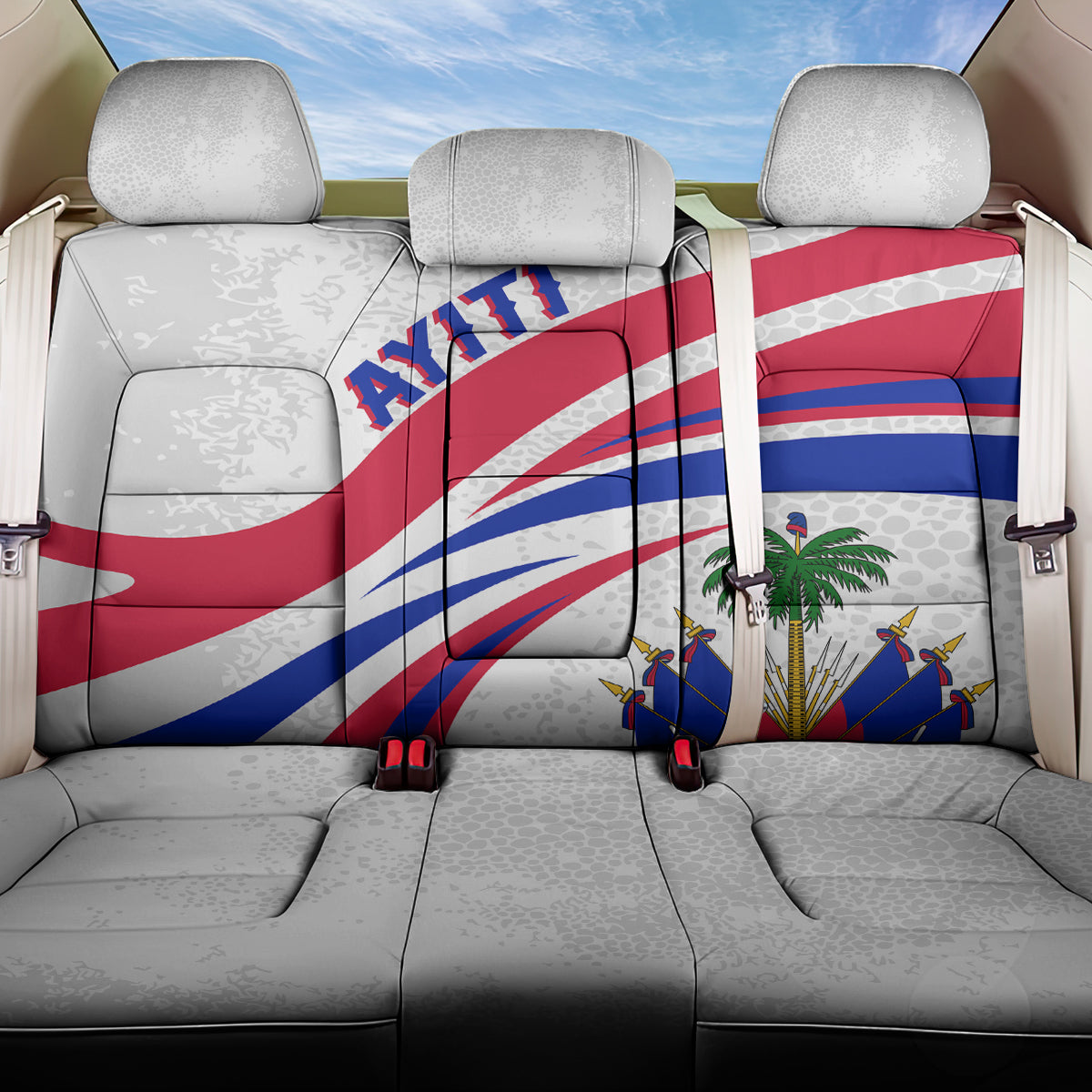 Haiti Independence Anniversary Back Car Seat Cover Ayiti Basic Style LT7