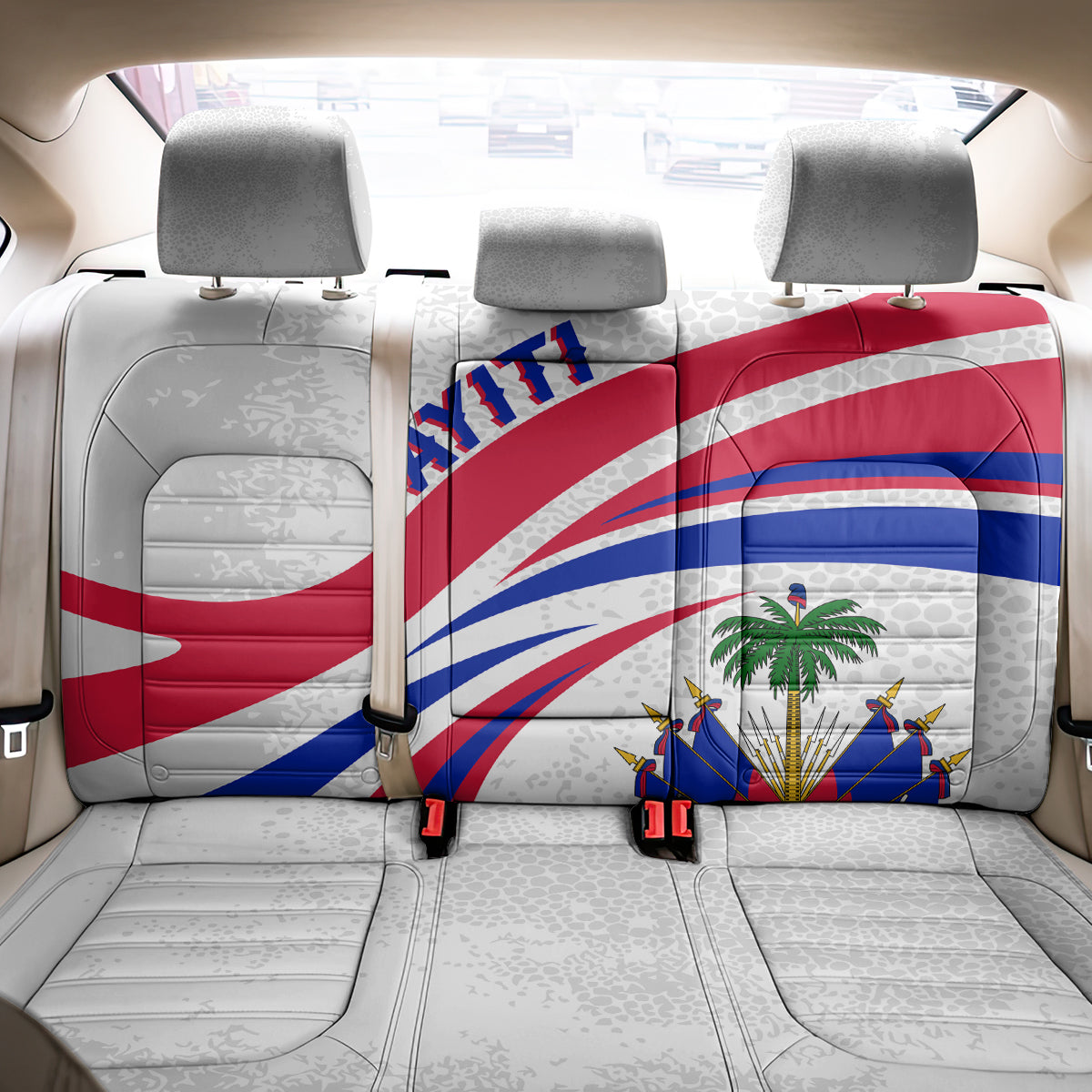 Haiti Independence Anniversary Back Car Seat Cover Ayiti Basic Style LT7 - Wonder Print Shop