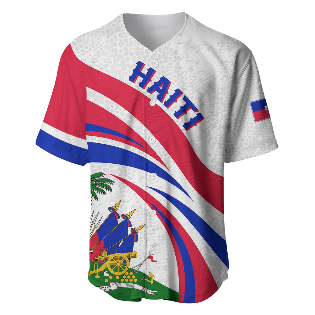 Haiti Independence Anniversary Baseball Jersey Ayiti Basic Style LT7 - Wonder Print Shop