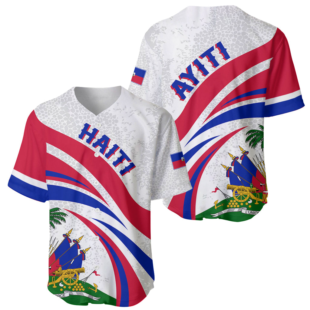 Haiti Independence Anniversary Baseball Jersey Ayiti Basic Style LT7 - Wonder Print Shop