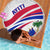 Haiti Independence Anniversary Beach Blanket Ayiti Basic Style LT7 - Wonder Print Shop