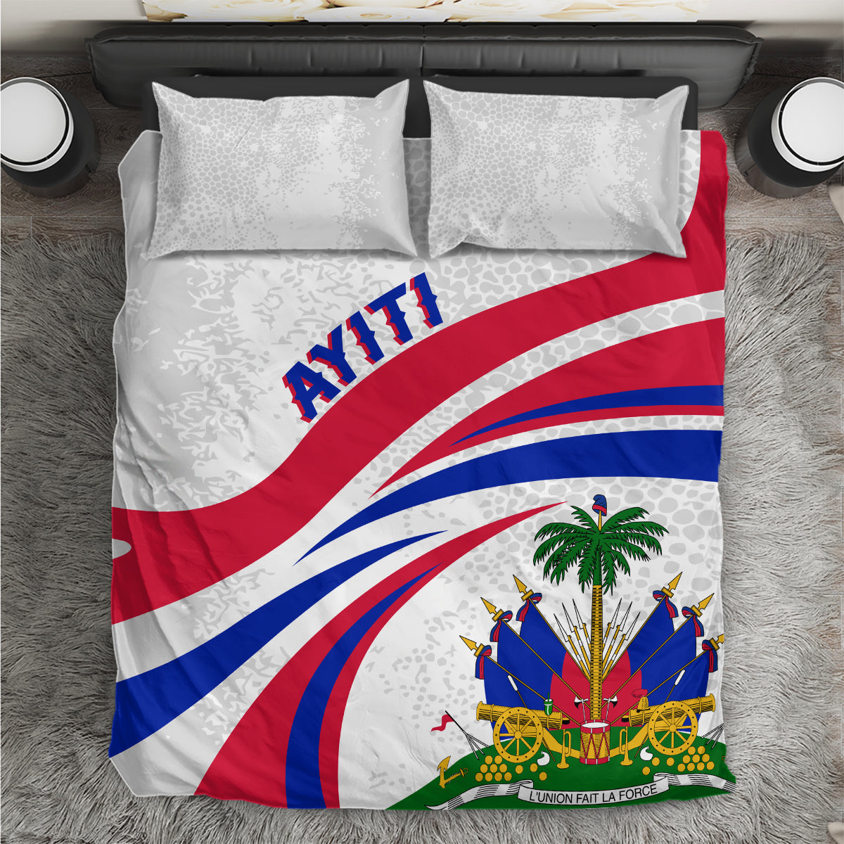 Haiti Independence Anniversary Bedding Set Ayiti Basic Style LT7 - Wonder Print Shop