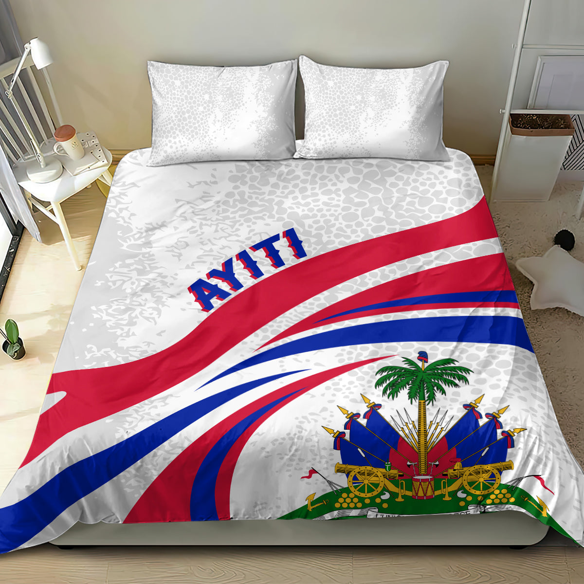 Haiti Independence Anniversary Bedding Set Ayiti Basic Style LT7 - Wonder Print Shop