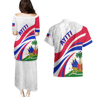 Haiti Independence Anniversary Couples Matching Puletasi and Hawaiian Shirt Ayiti Basic Style LT7 - Wonder Print Shop