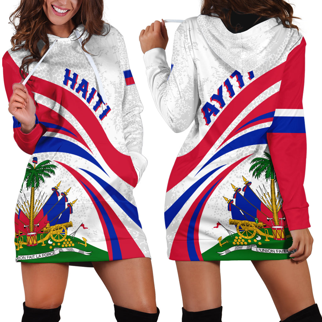 Haiti Independence Anniversary Hoodie Dress Ayiti Basic Style - Wonder Print Shop
