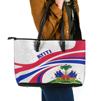 Haiti Independence Anniversary Leather Tote Bag Ayiti Basic Style - Wonder Print Shop
