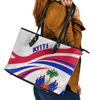 Haiti Independence Anniversary Leather Tote Bag Ayiti Basic Style - Wonder Print Shop