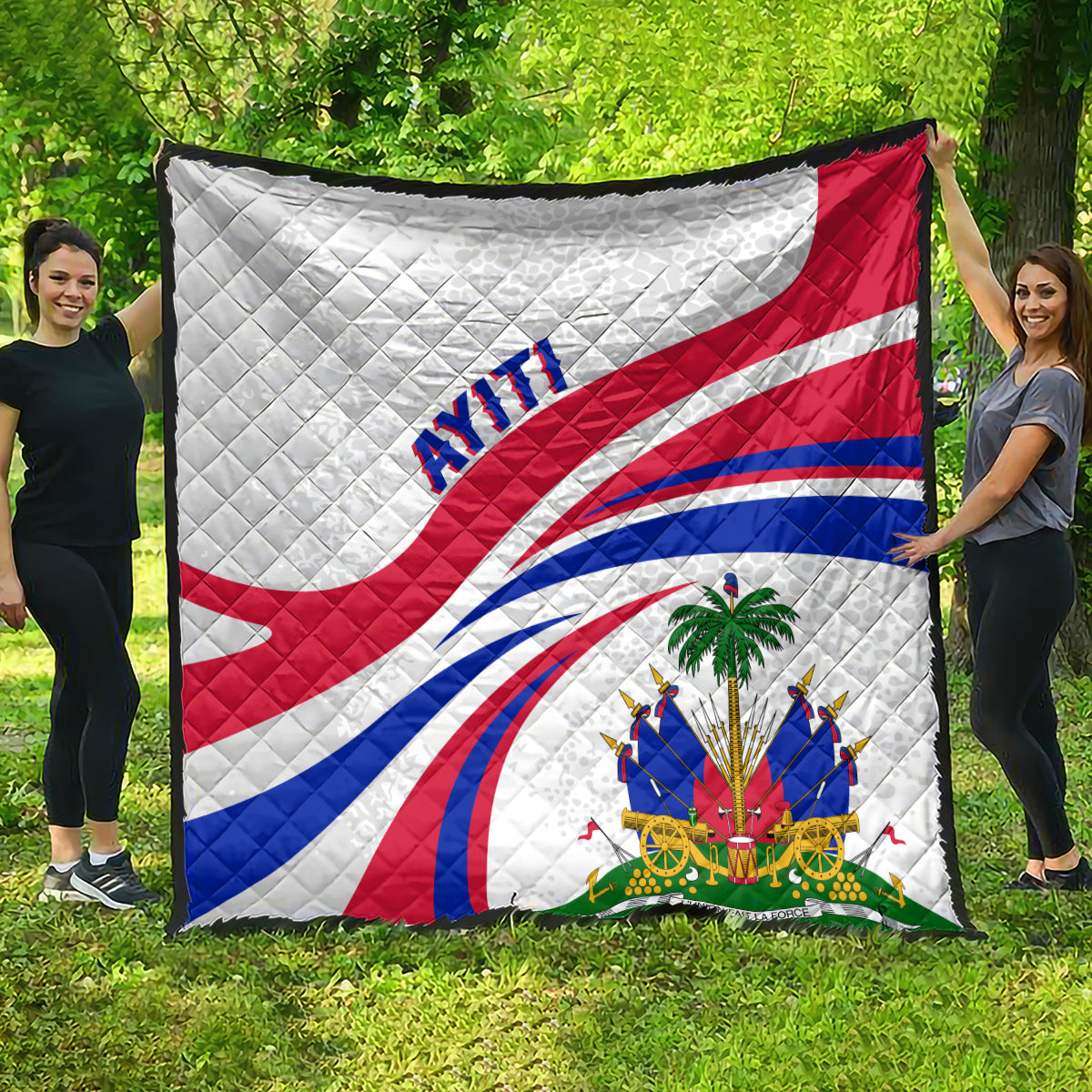 Haiti Independence Anniversary Quilt Ayiti Basic Style - Wonder Print Shop