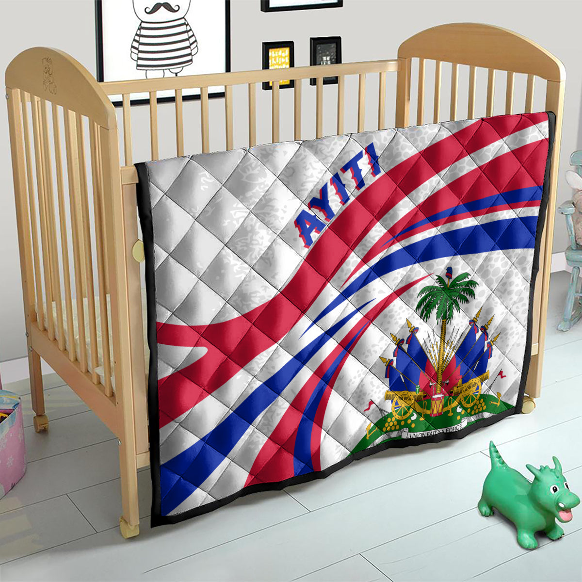 Haiti Independence Anniversary Quilt Ayiti Basic Style - Wonder Print Shop