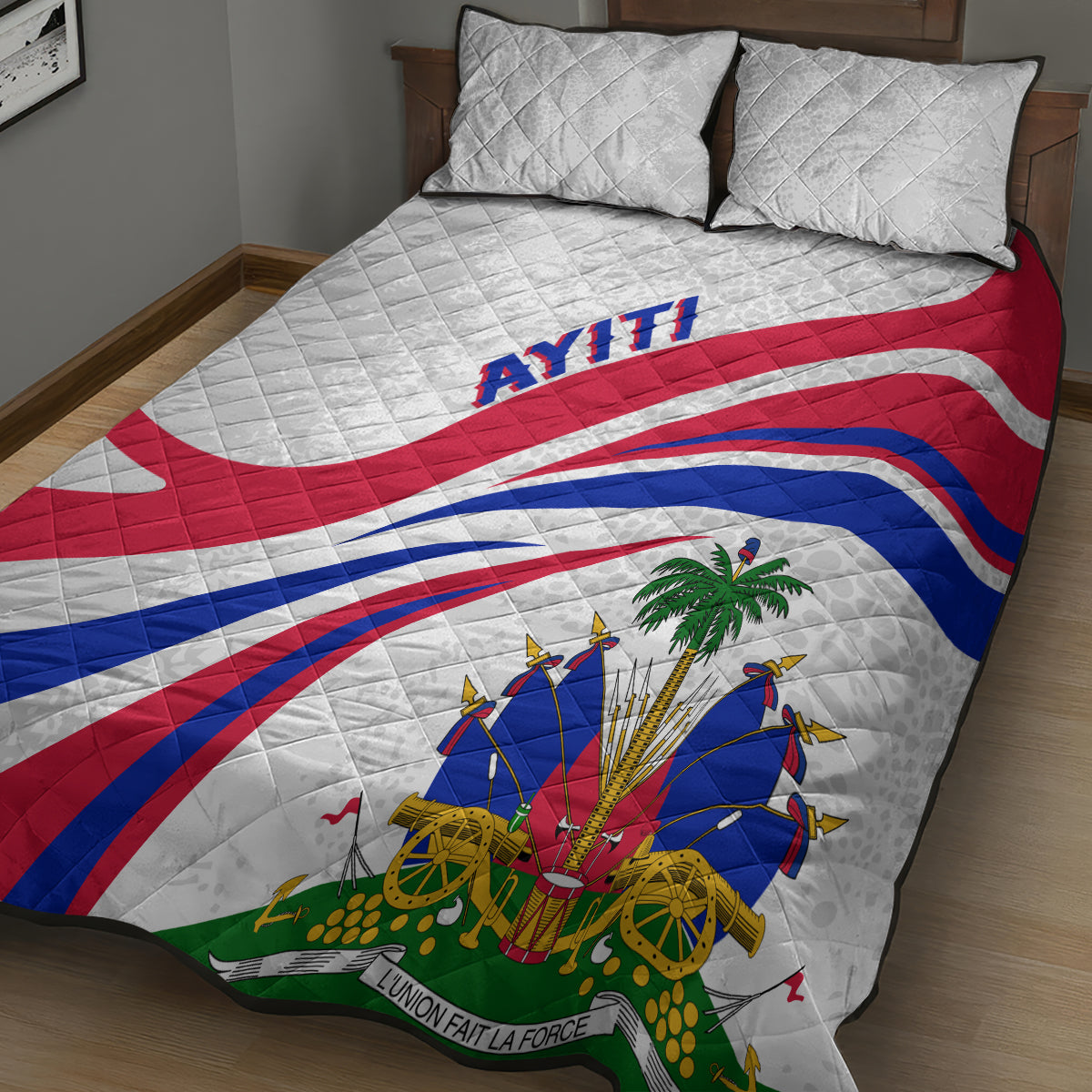 Haiti Independence Anniversary Quilt Bed Set Ayiti Basic Style - Wonder Print Shop