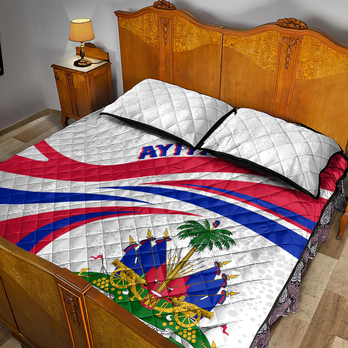 Haiti Independence Anniversary Quilt Bed Set Ayiti Basic Style - Wonder Print Shop