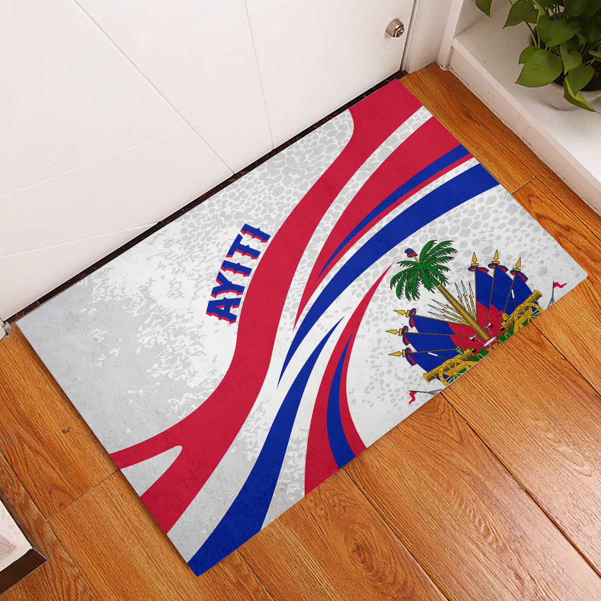 Haiti Independence Anniversary Rubber Doormat Ayiti Basic Style - Wonder Print Shop