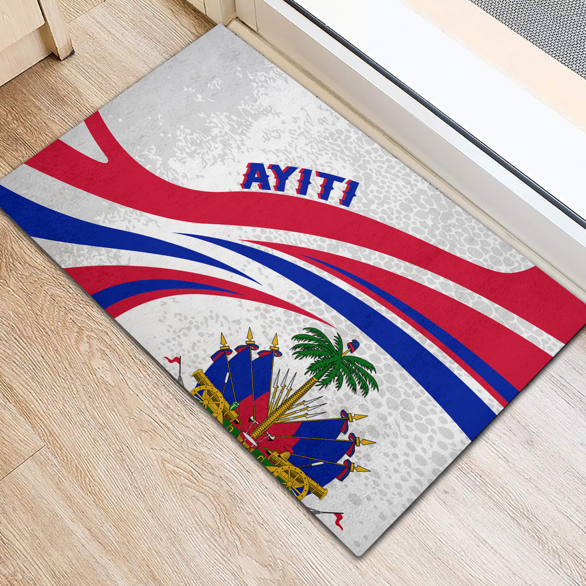 Haiti Independence Anniversary Rubber Doormat Ayiti Basic Style - Wonder Print Shop
