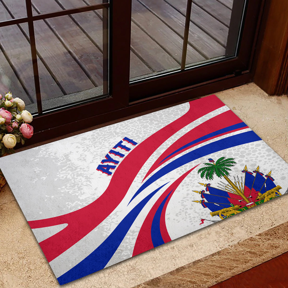Haiti Independence Anniversary Rubber Doormat Ayiti Basic Style - Wonder Print Shop
