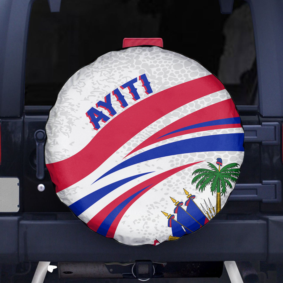 Haiti Independence Anniversary Spare Tire Cover Ayiti Basic Style - Wonder Print Shop
