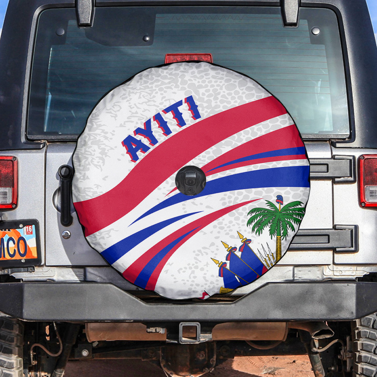 Haiti Independence Anniversary Spare Tire Cover Ayiti Basic Style - Wonder Print Shop