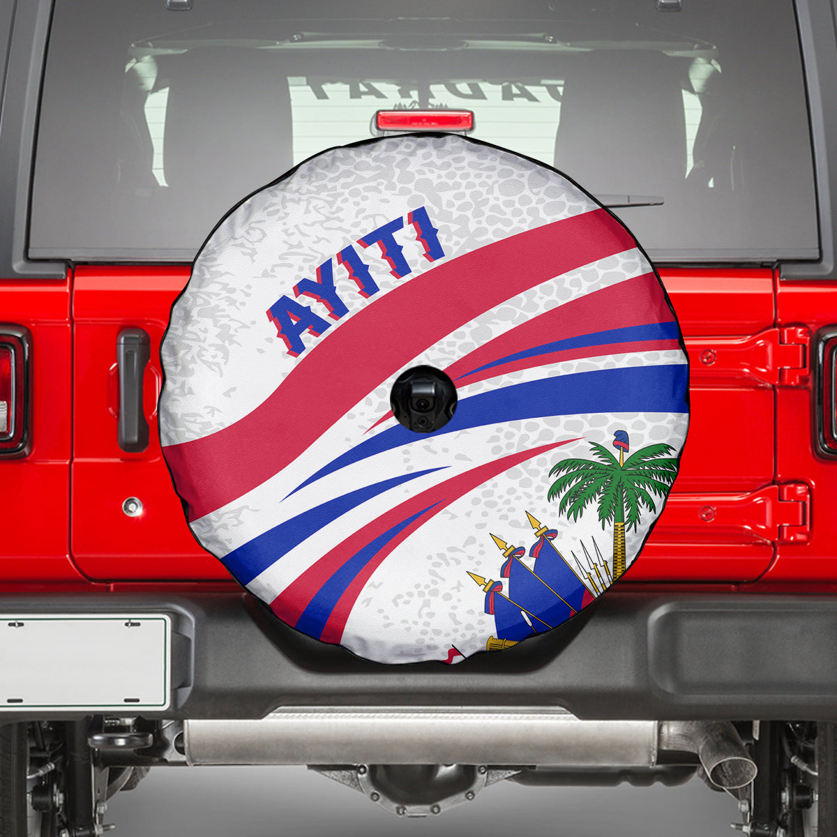 Haiti Independence Anniversary Spare Tire Cover Ayiti Basic Style - Wonder Print Shop
