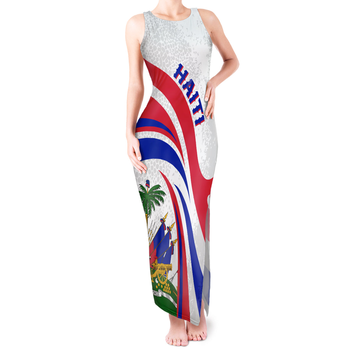 Haiti Independence Anniversary Tank Maxi Dress Ayiti Basic Style - Wonder Print Shop