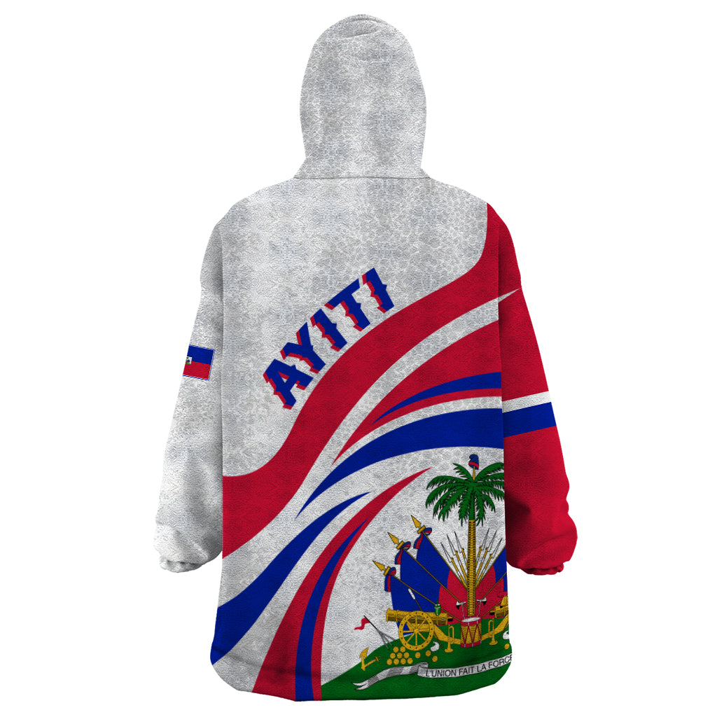 Haiti Independence Anniversary Wearable Blanket Hoodie Ayiti Basic Style - Wonder Print Shop